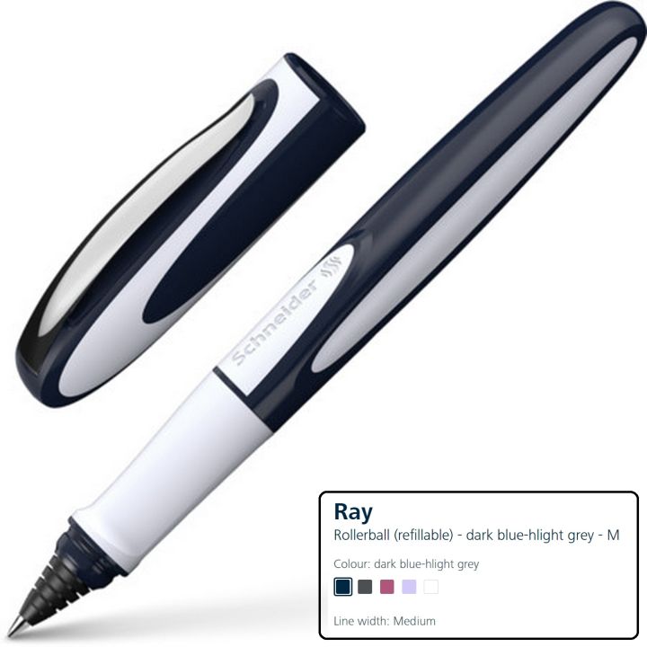 Schneider RAY Rollerball Ink Pen (Refillable) Cartridge Rollerball Pen