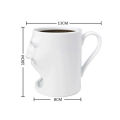 Ceramic Coffee Mug Stylish Ceramic Tea Cup with Biscuit Holder Creative Face Shape Water Cup for Home Office Buy Cute Ceramic Mug. 