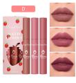 Dragon Ranee 3Pcs Light Nude Liquid Lipstick Set Matte D. 