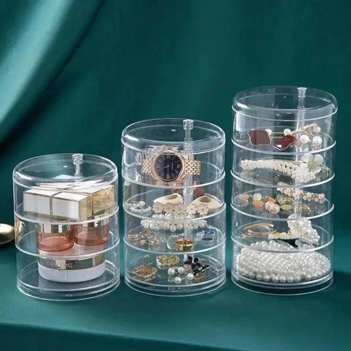3/%204/5%20Layer%20Transparent%20Rotating%20Jewelry%20Box,%20Fashionable%20Jewelry%20Organizer,%20Earring%20Storage%20Box,%20Cosmetics%20And%20Beauty%20Container%20Jewellery%20Box%20For%20Girls%20-%203%20Models%20Available%20-%20Image%202