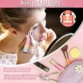 2 in 1 Electric Eyebrow Trimmer and Shaver, Rechargeable Hair Remover for All Parts Use in Pen Flawless Hair Remover Rechargeable Painless-Precision Eyebrow Trimmer and Eyebrow Razor Tool with LED Light for Face, Lips, Nose, Chin, Arm. 