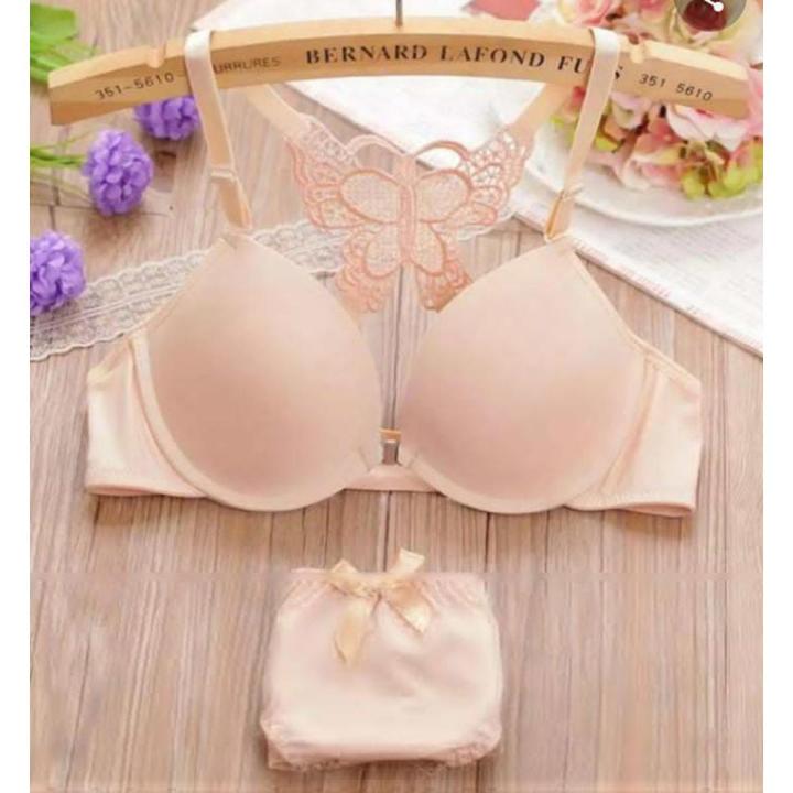 Front Open Bra Set