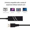 Latest Speedy Network Card USB 3.0 to 10/100/1000 Mbps Gigabit RJ45 Ethernet LAN Network Adapter For PC Mac（Support Windows10）. 