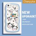 chenyyka For OPPO A57 2016 OPPO A39 Case Cartoon Cute Cow New Design Colorful Patten Lovely Cream Wave Border Soft Clear Shockproof Phone Cases Creative Camera Transparent Casing Simple Gentle Protective Cover. 