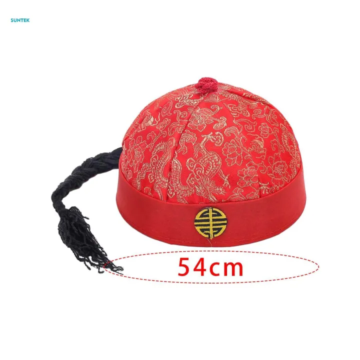 Chinese%20Oriental%20Hat%20Silk%20Party%20Costume%20Cap%20for%20Dance%20Cosplay%20Photography%20Red%2054cm%20-%20Image%207