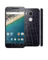 Textured Mobile Skin For  Nexus 5X - Black. 