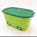 Children kids toy storage box wheeled plastic storage organizer box sorting box multicolor,Large Organizer Storage Box Container Bin with Lid and Wheels for Kids Toys,. 