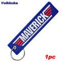 1 PC Wholesale Aviation Keychain Top Gun Maverick Medical Bag Both Sides Embroidery Car Tag Key Accessories Backpack Pendant. 