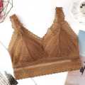 Luxury Flower Lace Bra Top Free Push Up Bra for Women Girls| Body Shaping Women Underwear Lingerie Full Cup Seamless Bra. 