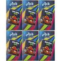 Note Book / Math Copy Box Art # 20 (6 Pcs). 