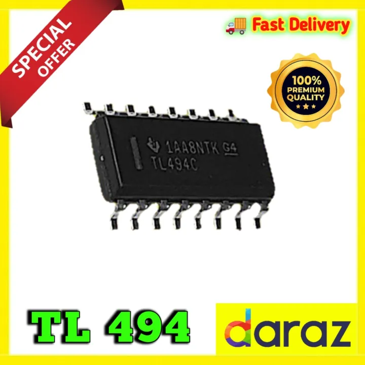 TL494%20PWM%20Controller%20IC%20%E2%80%93%20High-Efficiency%20Power%20Supply%20Controller%20for%20DC-DC%20Converters%20&%20SMPS%20TL494%20SMD%20New%20and%20Original%20IC%20Chipset%20-%20Image%203