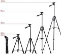 Selfie Video YUNTENG VCT 5208 RM Aluminum Tripod with 3-Way Head & Bluetooth Remote for Camera Phone Holder Clip. 