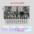 High Power 300W 12V DC5.5X2.5MM Input DC-ATX PSU Pico ATX Switch Mining PSU 24Pin MINI ITX DC ATX PC Power Supply 12V 300W Power Supply. 