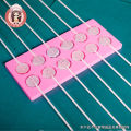 Net red lollipop mold silicone round handmade diy home homemade star candy mold cheese lollipop paper stick. 