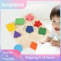 Funny Children Wooden Geometry Shape Wooden Puzzle Stacking Building Block Early Learning Toy. 