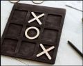 Wooden tic tac Toe Game Super Fun-Board Game Best Educational Toy For Family 6x6 Inches High Quality Board Game Party Favor Fun Indoor Brain Teaser. 