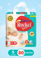 Rocket Premium Diapers All Size ( 1-2, 3, 4, 5, 6 ). 