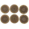 Beautifully crafted coasters Coasters set Vibrant colored coasters Eco-friendly wooden coasters Decorative drink coasters Nordic design coasters Creative design coasters  cork coasters Wooden mandala. 