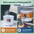 Rotating Large Capacityre Frigerator Cold Kettle With Lid And Faucet Split Fruit Teapot Lemonade Bucket Three-grid Rotating Ice Water Jug Household Juice Cold Drink Pot for Ice Tea Wine Coffee. 
