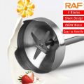 RAF Hand Blender Mixer 800W Chopper Mixer Bowl Egg Whisk & Beaker -Coffee Beater -Egg Beater Machine For cake - Meat Chopper | Stainless Steel Hand Blender with 4 Blades | 2 Speed Levels | Ice Crushing,Smoothies,Powerful & Durable Home & Kitchen Appliance. 