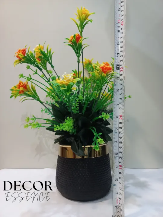 Artificial%20Flowers%20in%20Black%20fiber%20Pot:%20Washable%20and%20Ideal%20for%20Home%20and%20Office%20D%C3%A9cor,%20Table%20Top,%20home%20decoration,%20Decorative%20flowers,%20flowers%20for%20home%20decoration,%20Artificial%20Plants,%20D%C3%A9cor%20for%20Indoor%20Home%20Farmhouse%20Bedroom%20Office%20Desk%20Bathroom%20Decoration.%20-%20Image%208