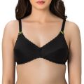 Bebelle, Klassilk, Bra for girls and women, Casual Bra, Dual Layer Bra, Black, B Cup/C Cup. 