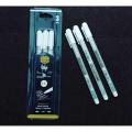 Pack of 3pcs Keep_Smiling White Gel Pen 0.8mm Gelly Roll White Gel Pen for Sketching and Drawing. 