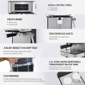 Orvica / Lexical Espresso Coffee Maker Machine for Home Office Restaurant Cafe Automatic Digital Display and setting Steam Milk Froth Multi Espresso Coffee Maker 1.6 L. 