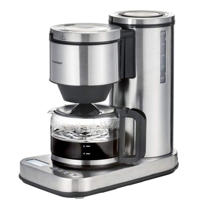 Silvercrest Coffee machine with coffee pot, 1650 W, capacity: 1.25 L, brewing quantity: for up to 10 cups :
