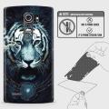 LG G4 Back Skin - Design 4 - Vintage Galaxy Tiger Skin Wrap Back Sticker. 