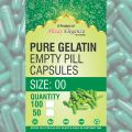 Pure Gelatin Empty Pills Capsule Shells Halal Powder & Herb Filling 500 pcs. 