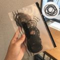 【HOT】 30/50/100Pcs Hair Tie Girls With Black Hair Tie High Elastic Rubber Band For Women Men Thin Hair Tie Hair Accessories Hair Ties. 