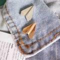 Stylish personality origami brooch Exquisite origami craft brooch. 