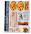 Hadayat Kit Sticker Pvc Waterproof Stickers For Motorcycle Precautions. 