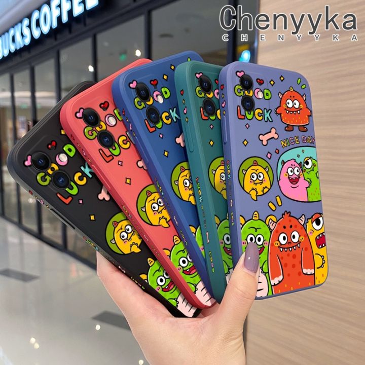 chenyyka%20For%20vivo%20V19(Indonesia)%20V19%20Neo%20Case%20Cartoon%20Cute%20Monster%20Pattern%20Creative%20Thin%20New%20Design%20Phone%20Case%20Square%20Edge%20Protection%20Softcase%20Silicone%20Casing%20Cover%20Shockproof%20Cases%20-%20Image%203