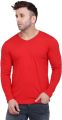 Summer Full Sleeve Round Neck T-shirt For Men, Casual Wear T-shirt, Cotton Jersey Black, Red, Blue T-shirt, Long Sleeve T-shirt For Men's. 