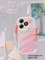 【WEJA】Tecno spark 10c case and Screen protector film spark 10 4G Astronaut Cartoon Mechanical Space Sesame Street Cartoons Phone Case+Ceramic Soft Film+Camera lens film 3in1. 