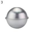 2Pcs 4.5/5.5/6.5cm 3D Aluminum Alloy Homemade Round Sphere DIY Bath Bomb Mold. 