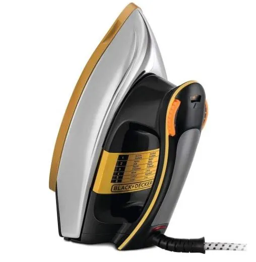 BLACK+DECKER%201200W%20Heavy%20Weight%20Dry%20Iron%20Black%20and%20Gold%20F550b5%20-%20Image%203