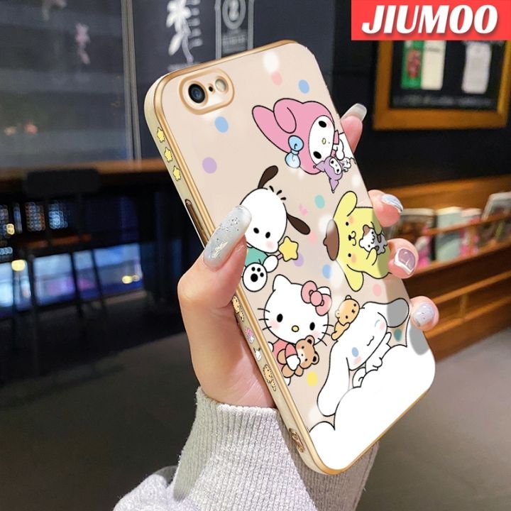 JIUMOO%20Casing%20For%20iPhone%206%206s%206%20Plus%206s%20Plus%20Case%20Cute%20Cartoon%20Pattern%20New%20Plating%20Square%20Border%20Casing%20Soft%20Silica%20Gel%20Shockproof%20Phone%20Cases%20All%20Inclusive%20Camera%20Lens%20Protective%20Cover%20-%20Image%206