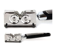Knife Sharpener Grinder Ergonomic Handle Wheel Sharpening Design. 