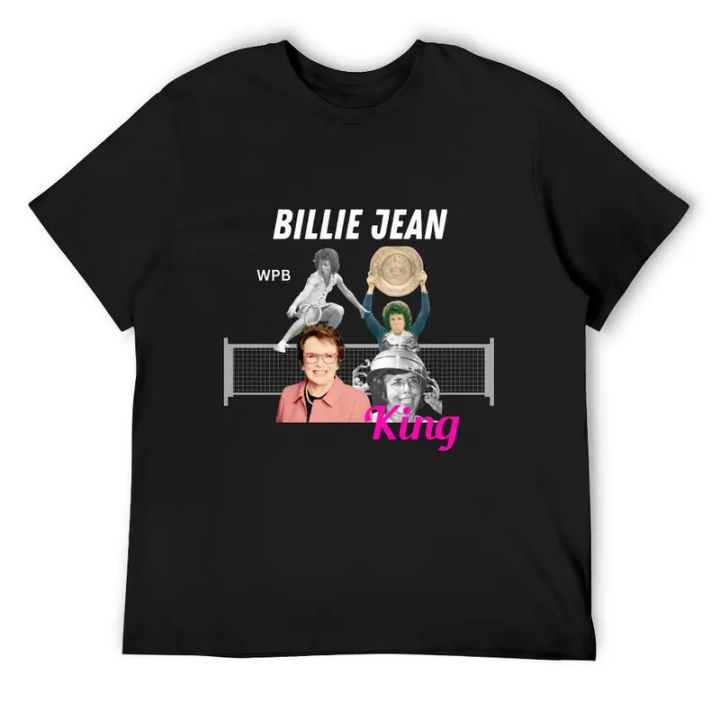 VIntage Billie Jean King T-shirt T-shirt sublime summer tops shirts men graphic