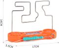 Touch Maze Puzzle Game Buzz Wire Game For Kids Electric Touch Maze Puzzle Game Toy/ Play in Family Party Boy Girl Gift Circuit Science Sensing Touch Wire Game/ Intellectual Development Toy Cultivate Concentration Safe Simple To Play for Kids. 