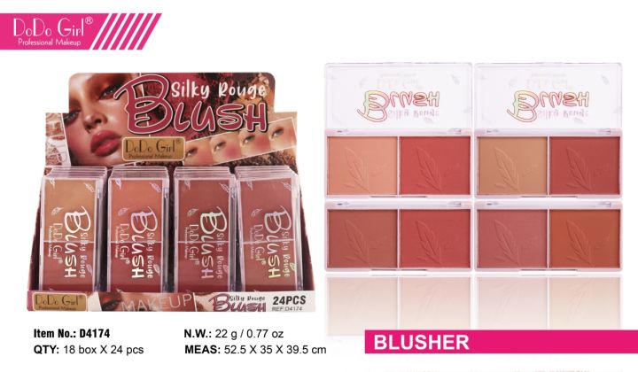 DO DO GIRL 2 IN 1 BLUSHER PACK OF 01