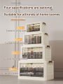 Foldable Multi-Scene Storage Cabinet – Enlarged & Thickened Organizer for Living Room, Bedroom, Office & Garden | Deep, Dustproof & Space-Saving Shoe Cabinet, Wardrobe & Storage Box. 