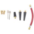 Valve Adapter-1 x Air Nozzle Pump Adapter Kit-red&black&yellow. 