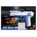 Glock Shell Ejection Nerf Soft Darts Toygun For Kids With 10 Soft Darts and 10 Shell - Size Approx. 32cm - Multicolor. 
