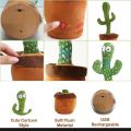 Dancing & Talking Cactus Plush Toy | Electric Singing, Talking, Recording & LED Light-Up Plush Cactus Toy For Babies & Toldders | Dancing Cactus Doll Electronic Pet for Babies & Toddlers (6-12 Months). 