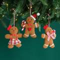 Christmas Gingerbread Man Ornament for Christmas Tree for Party Decor Sturdy. 