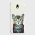 Samsung J3 (2018) Cover - SkinLee HQ Hard Case - Dreamy Abstract Cat - SKINLEE-439-1-341-178. 